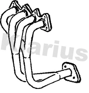 Tuyau d'échappement KLARIUS 301700