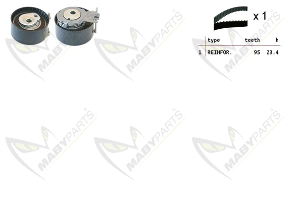 Kit de courroie crantée MABYPARTS OBK010045