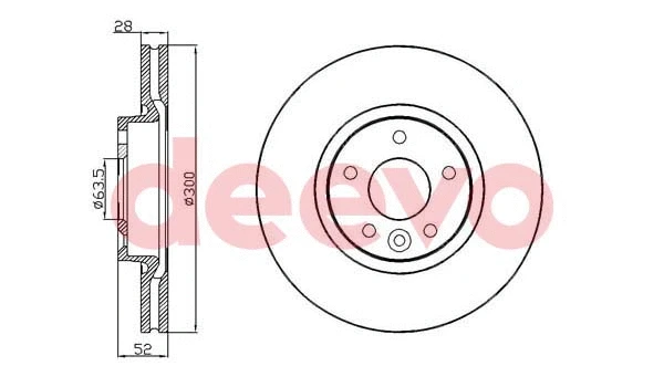 Disque de frein DEEVO BD19120
