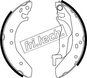 Jeu de mâchoires de frein fri.tech. 1007.017