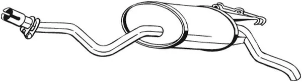 Silencieux arrière BOSAL 175-345