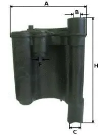 Filtre à carburant UNIFLUX FILTERS XB327
