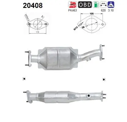 Catalyseur AS 20408