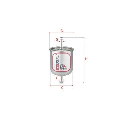 Filtre à carburant SOFIMA S 1529 B