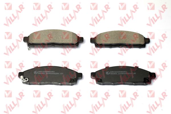 Kit de plaquettes de frein, frein à disque VILLAR 626.2284