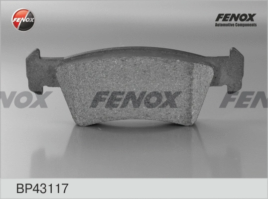 Kit de plaquettes de frein, frein à disque FENOX BP43117