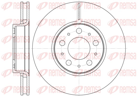 Disque de frein REMSA 6619.10
