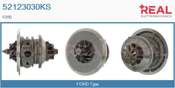 Groupe carter, turbocompresseur REAL 52123030KS