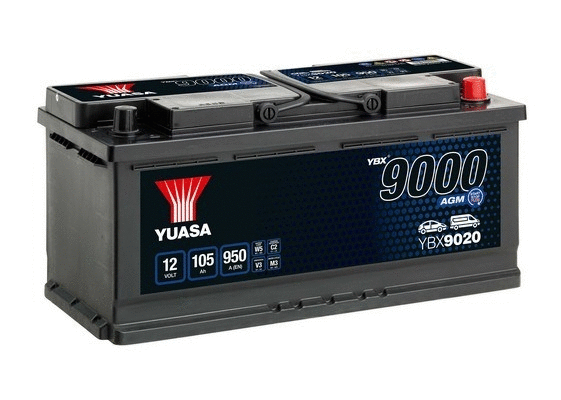 Batterie de démarrage YUASA YBX9020
