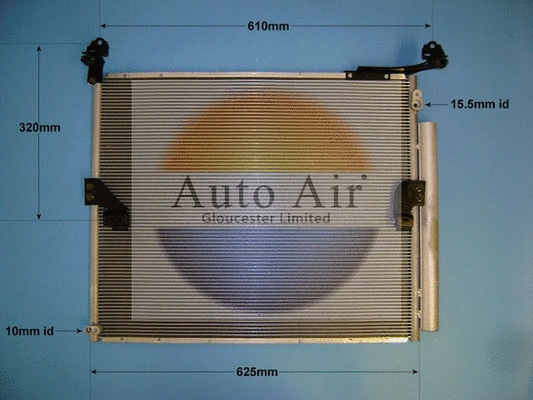 Condenseur, climatisation AUTO AIR GLOUCESTER 16-9976