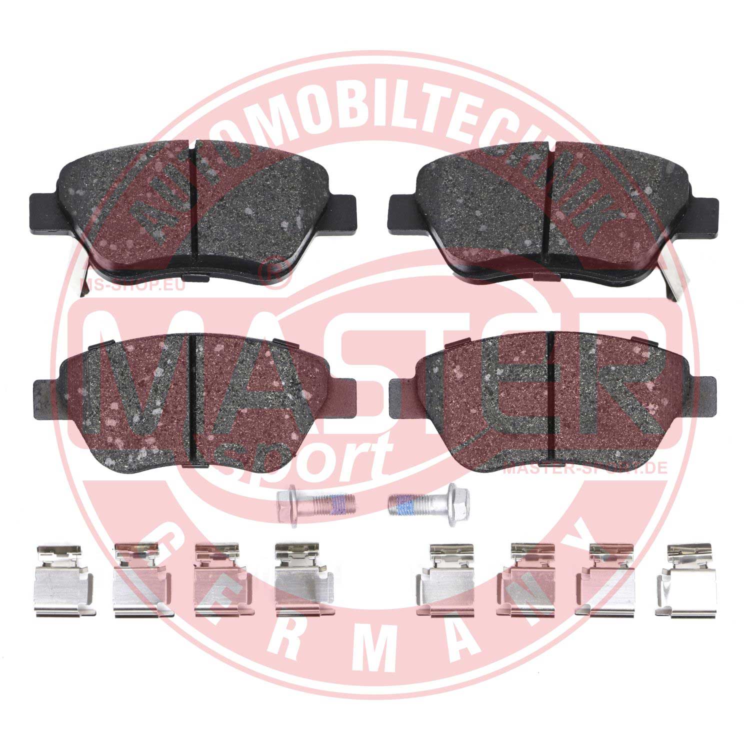 Kit de plaquettes de frein, frein à disque MASTER-SPORT GERMANY 13046038392N-SET-MS
