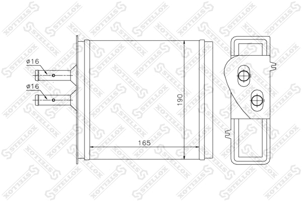 Système de chauffage STELLOX 10-35007-SX