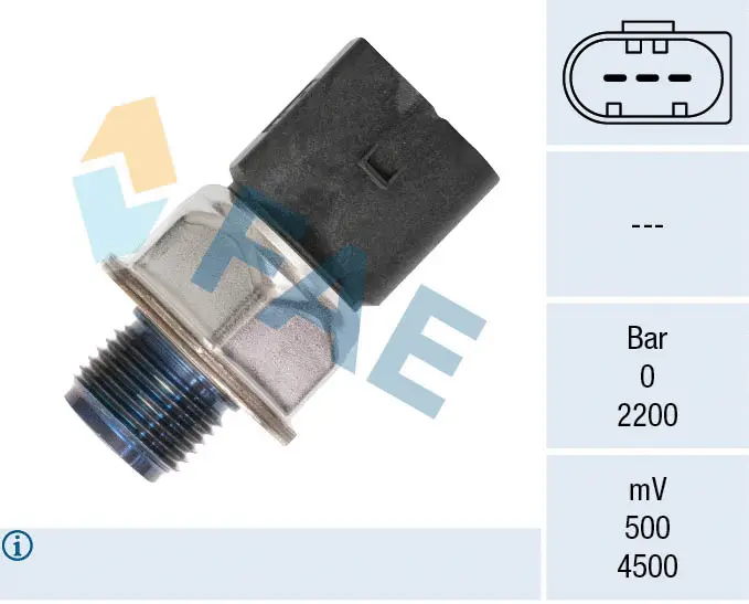 Capteur, pression de carburant FAE 15603