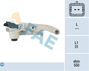 Capteur d'angle, vilebrequin FAE 79100
