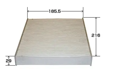 Filtre, air de l'habitacle JS ASAKASHI AC111J