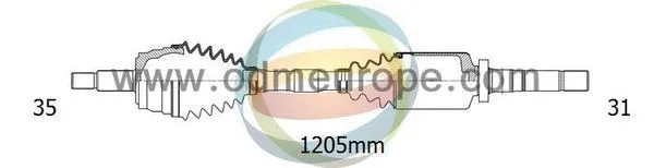 Arbre de transmission 4X4 ESTANFI EST-18-162280