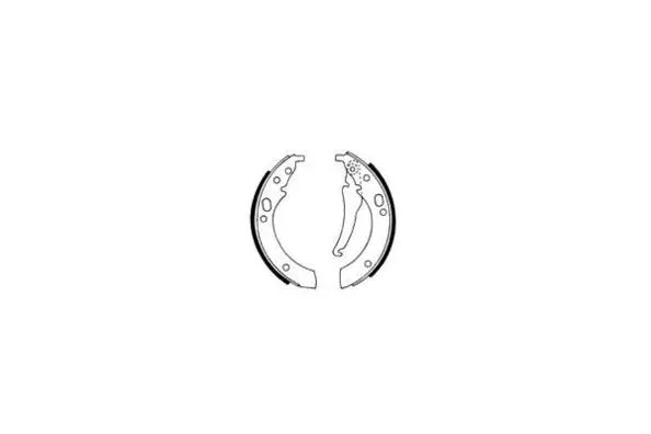 Jeu de mâchoires de frein E.T.F. 09-0009