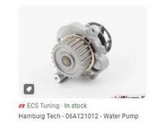 Pompe à eau, refroidissement du moteur ZPY 06A 121 012