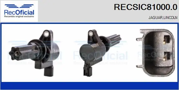 Bobine d'allumage RECOFICIAL RECSIC81000.0