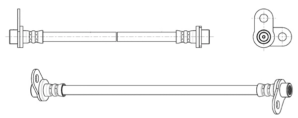 Flexible de frein CEF 512784
