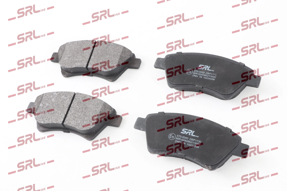 Kit de plaquettes de frein, frein à disque SRLine S70-0040
