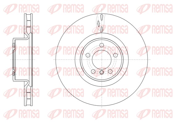 Disque de frein REMSA 61661.10