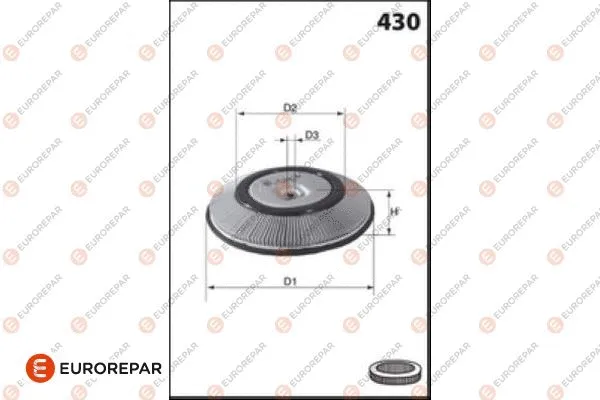 Filtre à air EUROREPAR 1682256980