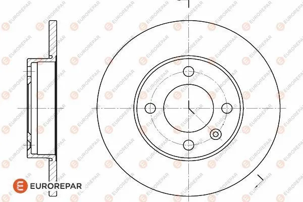 Disque de frein EUROREPAR 1618867180