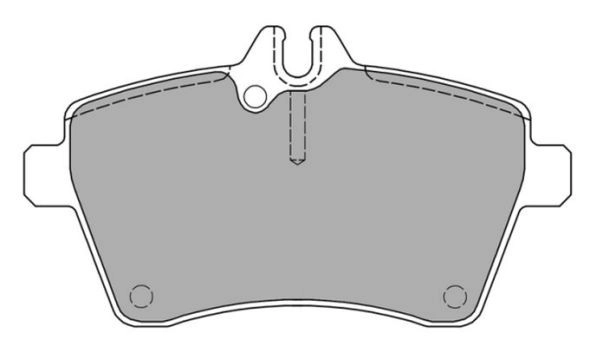 Kit de plaquettes de frein, frein à disque FREMAX FBP-1400