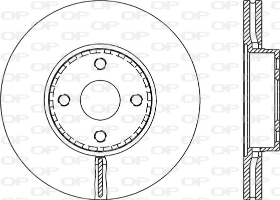 Disque de frein OPEN PARTS BDR2155.20