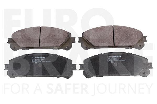 Kit de plaquettes de frein, frein à disque EUROBRAKE 55022245107