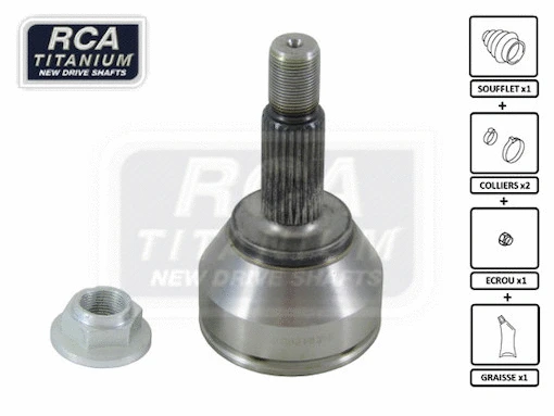 Jeu de joints, arbre de transmission RCA FRANCE AF88