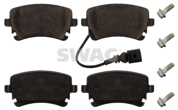 Kit de plaquettes de frein, frein à disque SWAG 30 91 6860