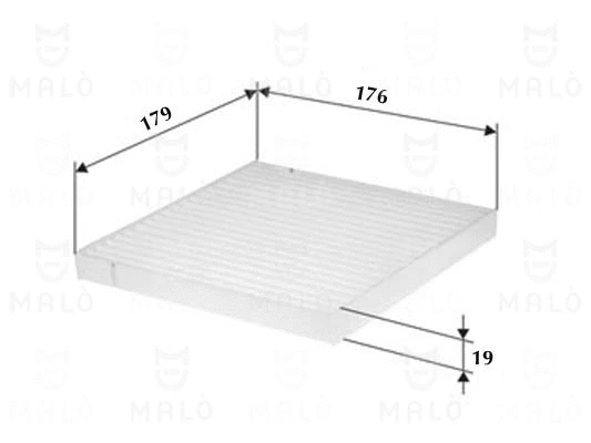 Filtre, air de l'habitacle AKRON-MALÒ 1532211