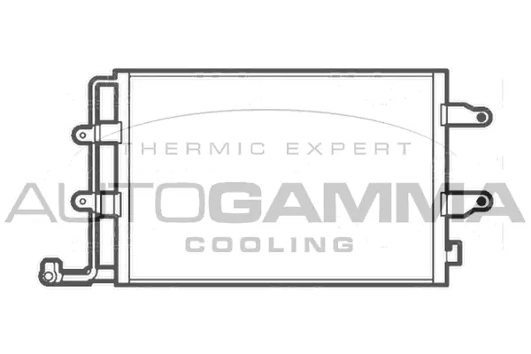 Condenseur, climatisation AUTOGAMMA 104576