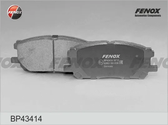 Kit de plaquettes de frein, frein à disque FENOX BP43414