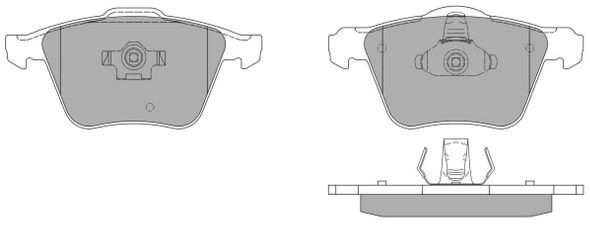 Kit de plaquettes de frein, frein à disque FREMAX FBP-1503