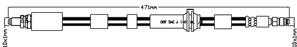 Flexible de frein JURATEK JBH1139R