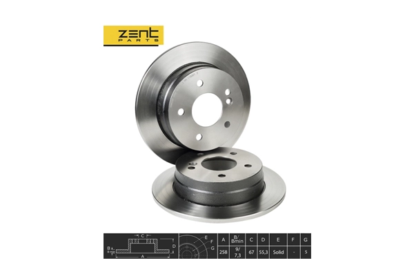 Disque de frein ZentParts Z06137