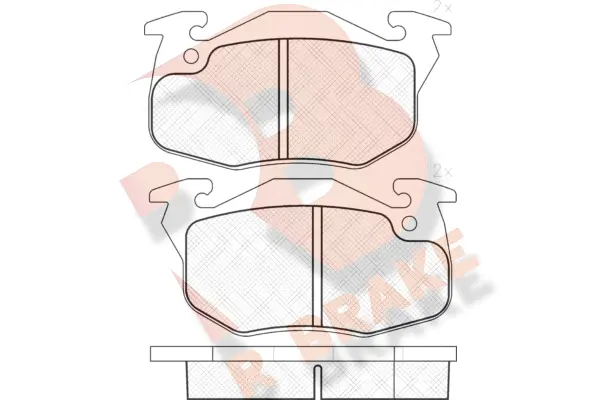 Kit de plaquettes de frein, frein à disque R BRAKE RB1120