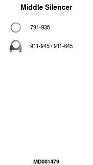 Silencieux central FA1 MD001479