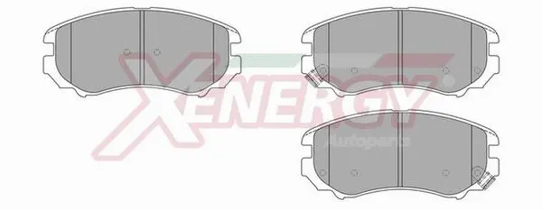 Kit de plaquettes de frein, frein à disque AP XENERGY X40981