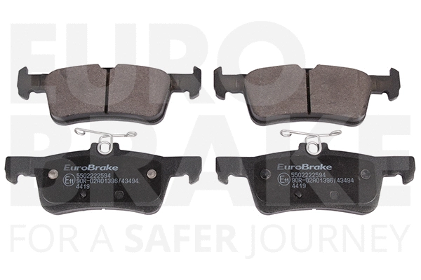 Kit de plaquettes de frein, frein à disque EUROBRAKE 5502222594