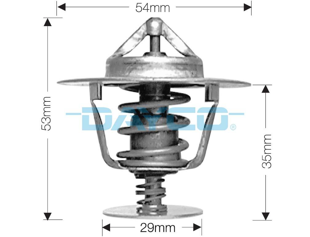 Thermostat, liquide de refroidissement DAYCO-AU DT24A