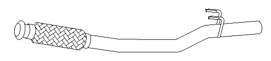 Tuyau d'échappement Vellerand 14459