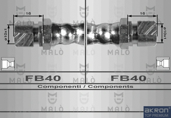 Flexible de frein AKRON-MALÒ 8222