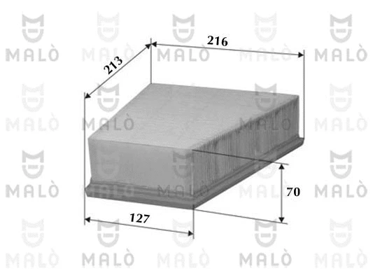 Filtre à air AKRON-MALÒ 1500028