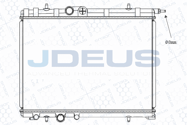 Radiateur, refroidissement du moteur JDEUS M-0210310