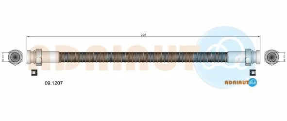 Flexible de frein ADRIAUTO 09.1207