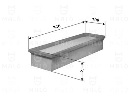Filtre à air AKRON-MALÒ 1500287